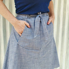Hemp & Organic Cotton All Natural Pocket Skirt