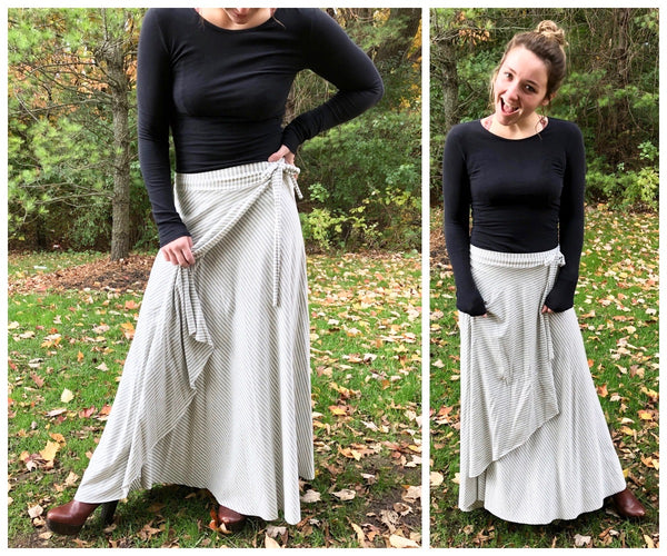 Yana Dee Bamboo & Organic Cotton Wrap Skirt