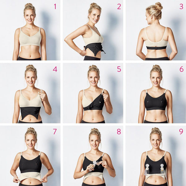 Bravado Clip and Pump Hands-Free Nursing Bra Accessory How To