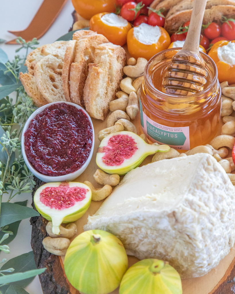 Eucalyptus Honey Cheese Board Homemade Crackers