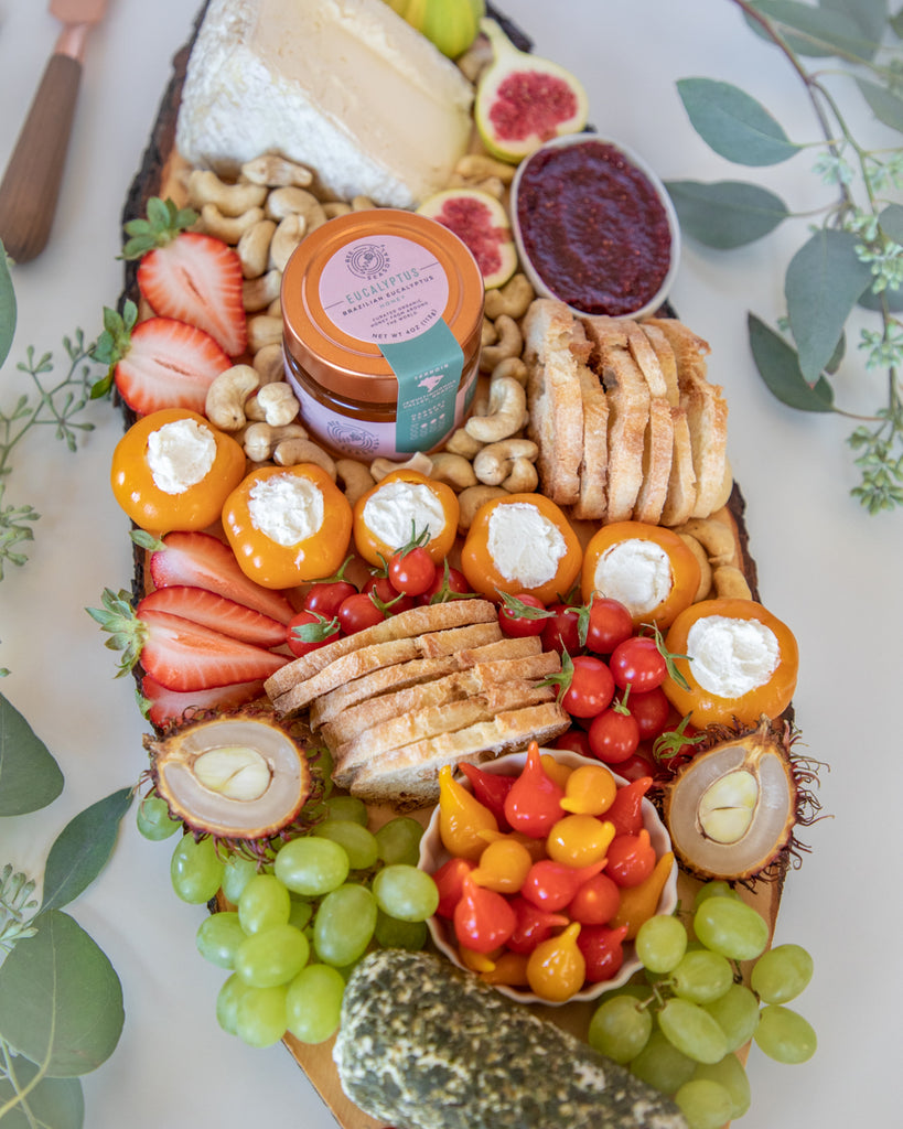 Eucalyptus Honey Cheese Board Homemade Crackers