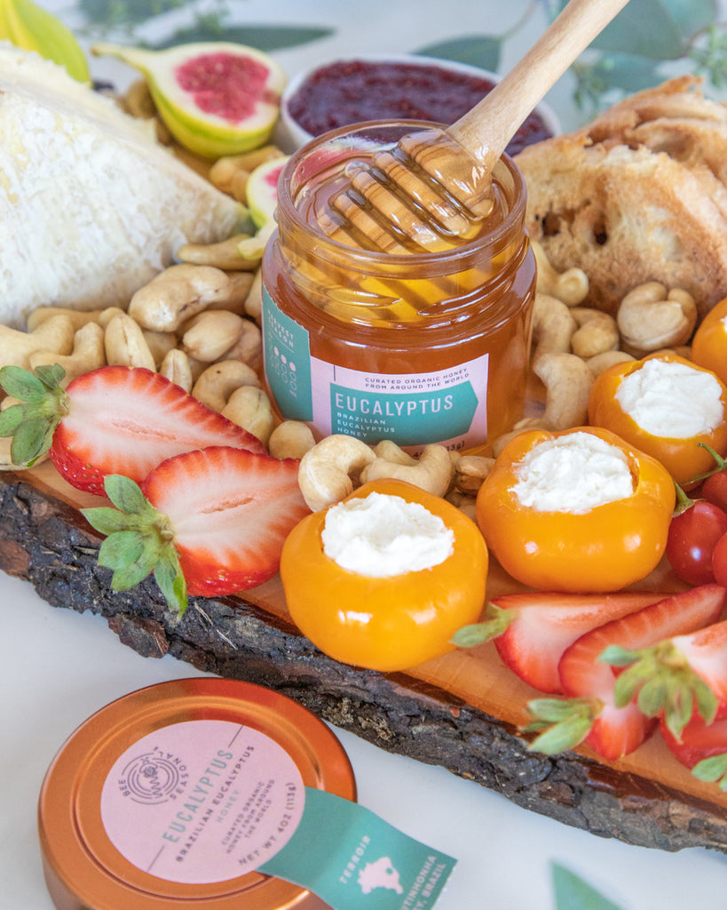 Eucalyptus Honey Cheese Board Homemade Crackers