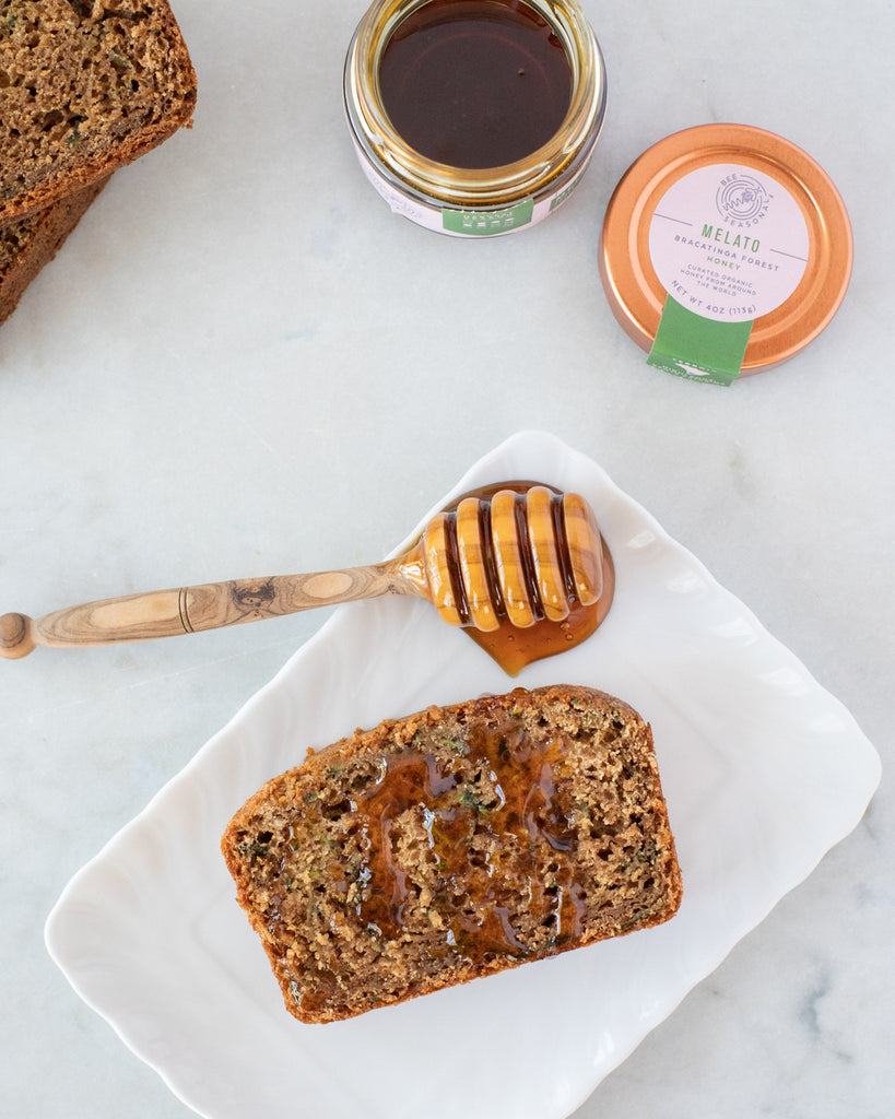 Bee Seasonal Organic Honey Zucchini Bread