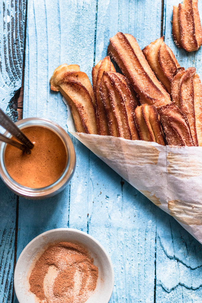 Churros with Dulce de Leche Dip