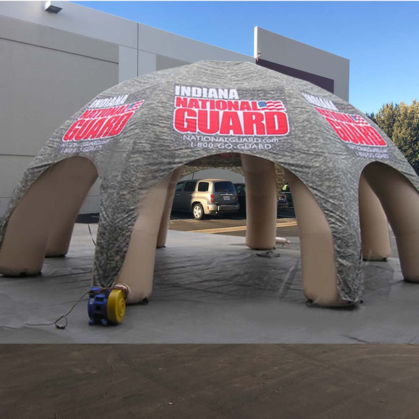 beu academisch Bakkerij 30 Ft Inflatable Spider Army Tent - Inflata Ad Inc.