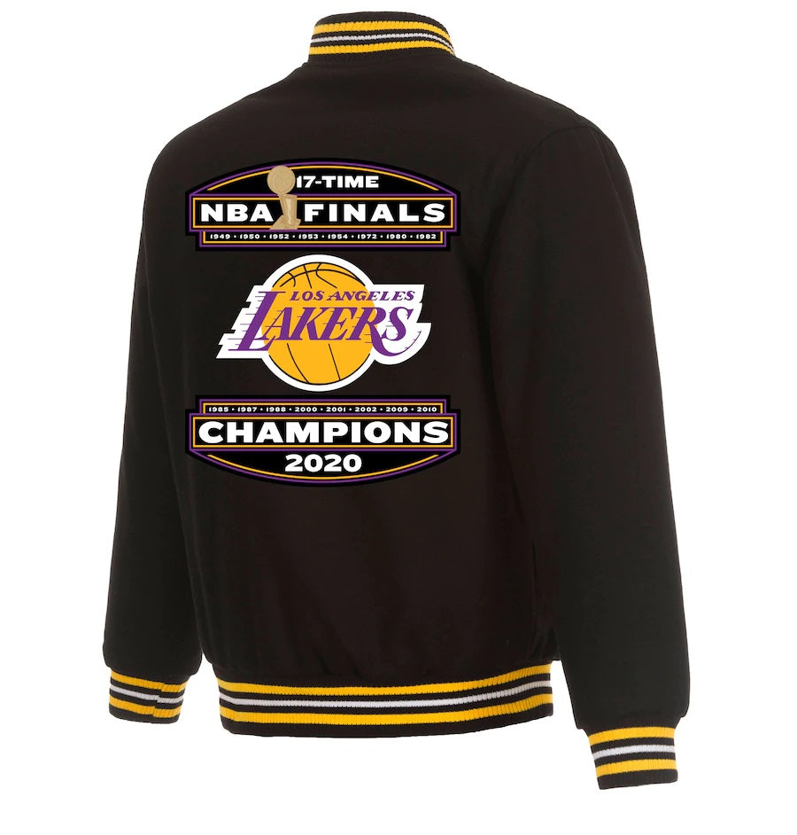 Los Angeles Lakers JH Design 17-Time NBA Finals Champions Wool