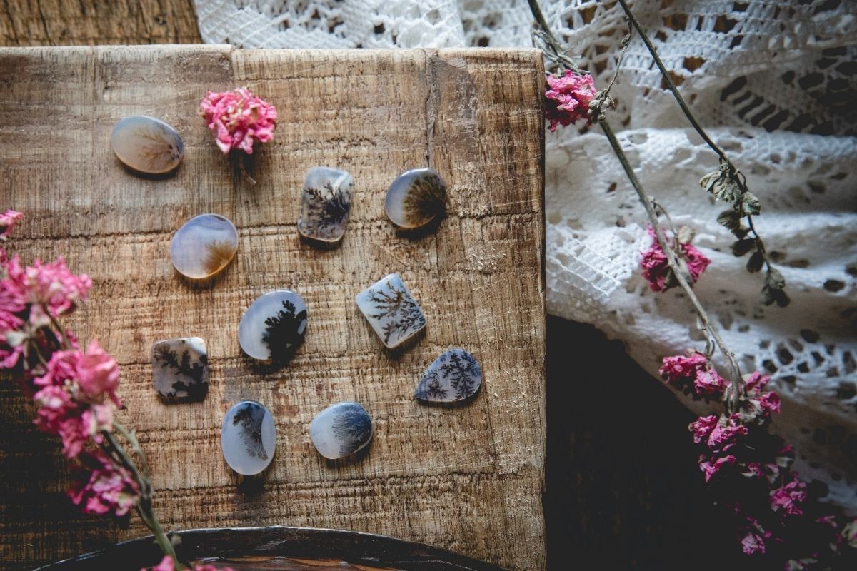 My handmade clay flower slab, prepping each petal and leaf took