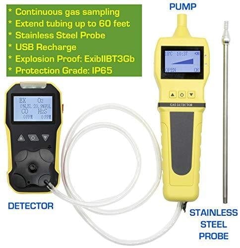 Basic Multigas Detector Pump4 Gas MonitorUSA NIST Calibration Source 