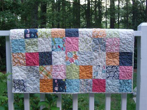 baby quilt quilted by hand