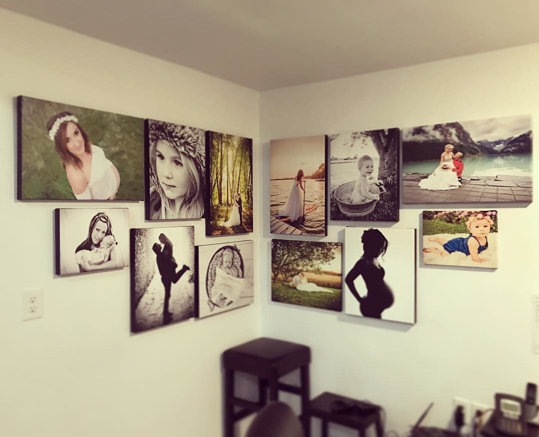 Gallery Wall of Canvas Prints - Posterjack Canada Customer Photo