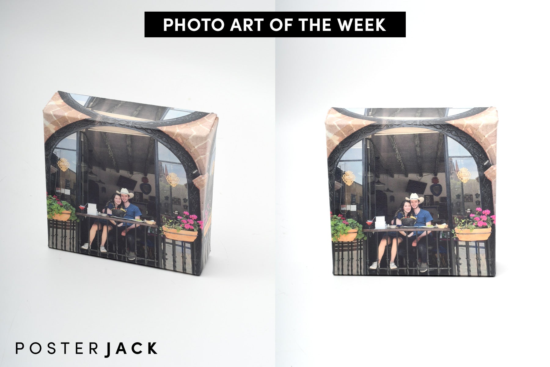 Photo Art of the Week Picture of Couple in Love Printed on a Canvas Mini by Posterjack