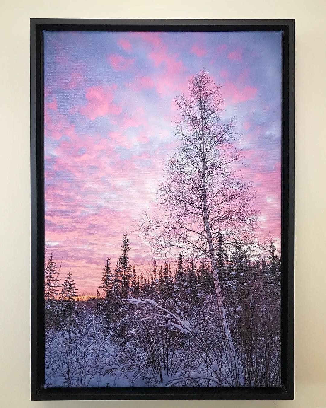 Northwest Territories Sunrise Printed on Canvas by Posterjack