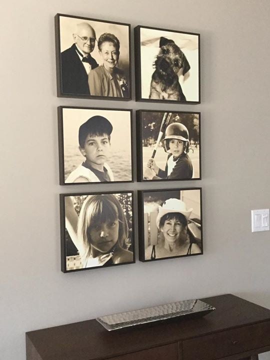 Black & White Portraits Printed by Posterjack - Gallery Boxes Customer Photo