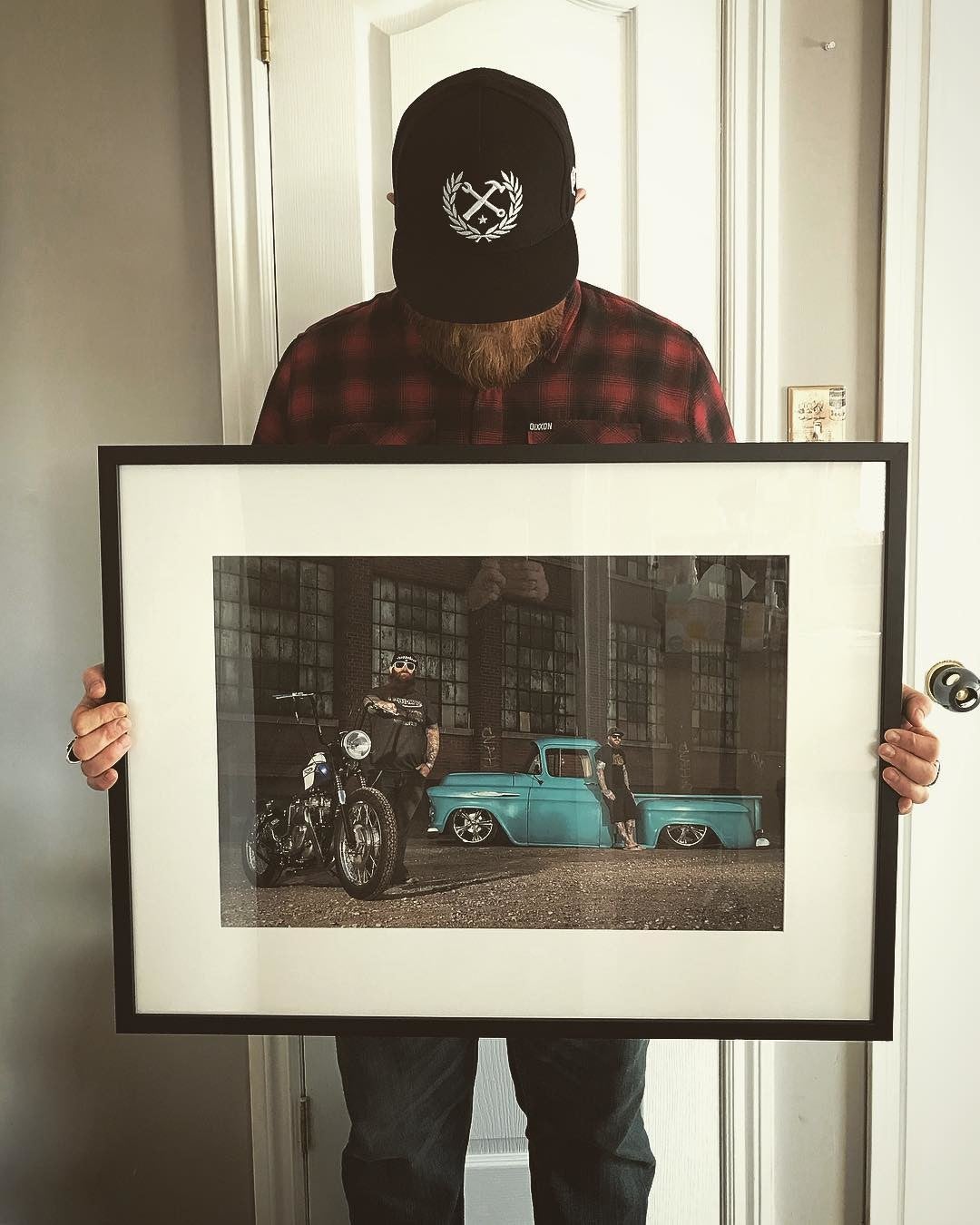 Posterjack Framed Print - Photo with Customer