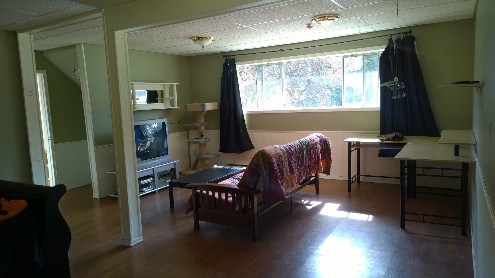 Before photo of a teenager's bedroom before a room makeover