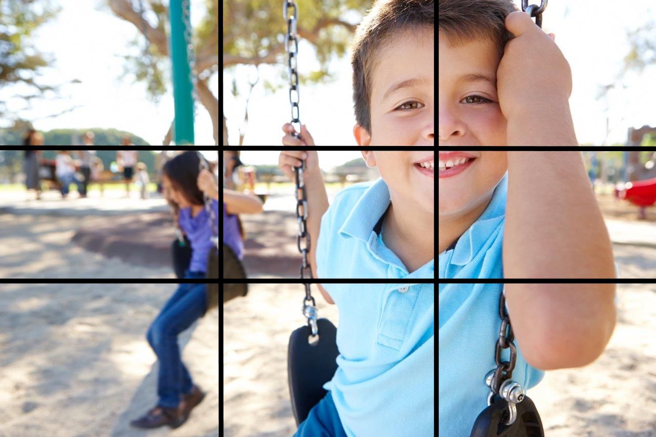 Example of the Rule of Thirds in photography