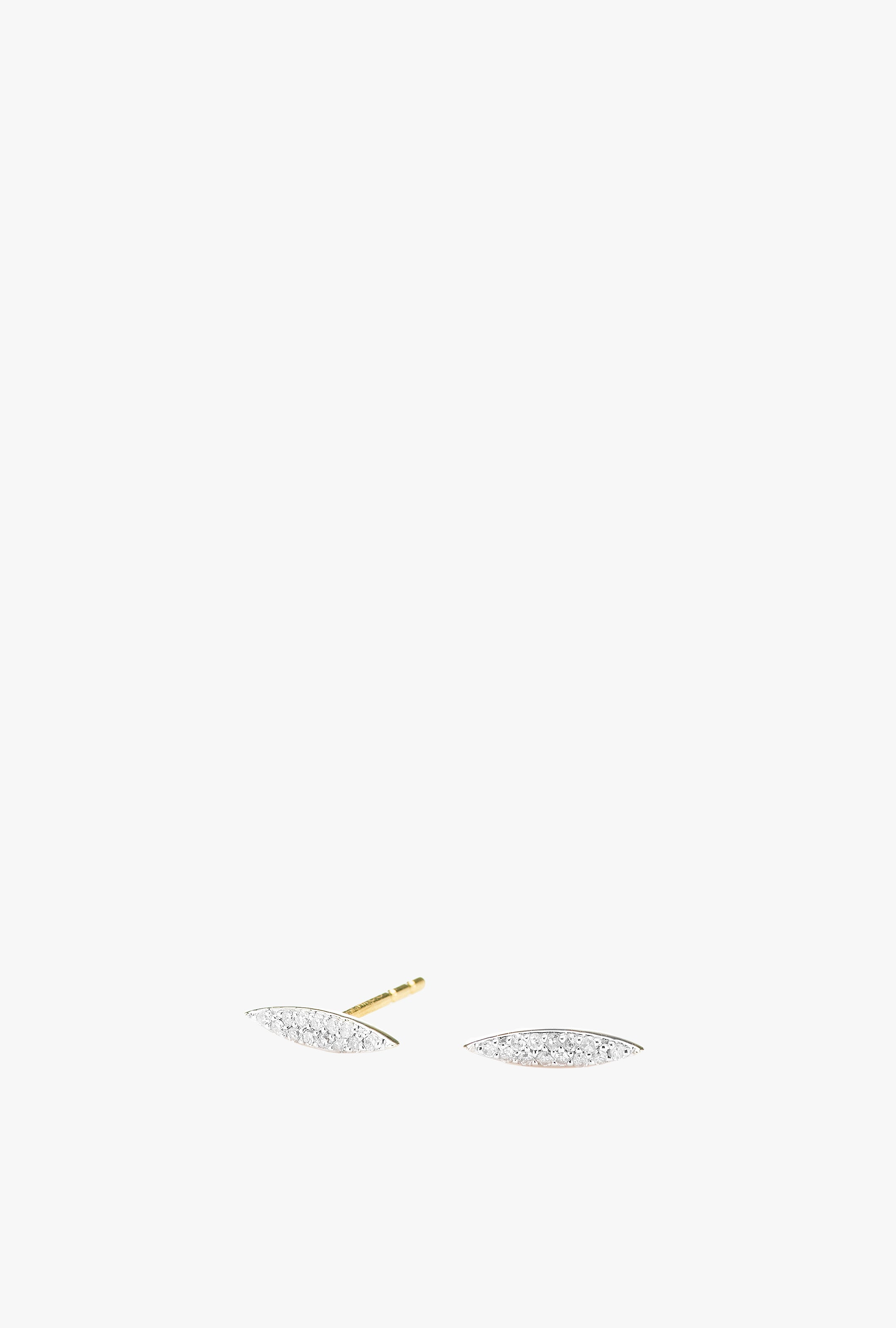 Pavé Marquise Post Earrings