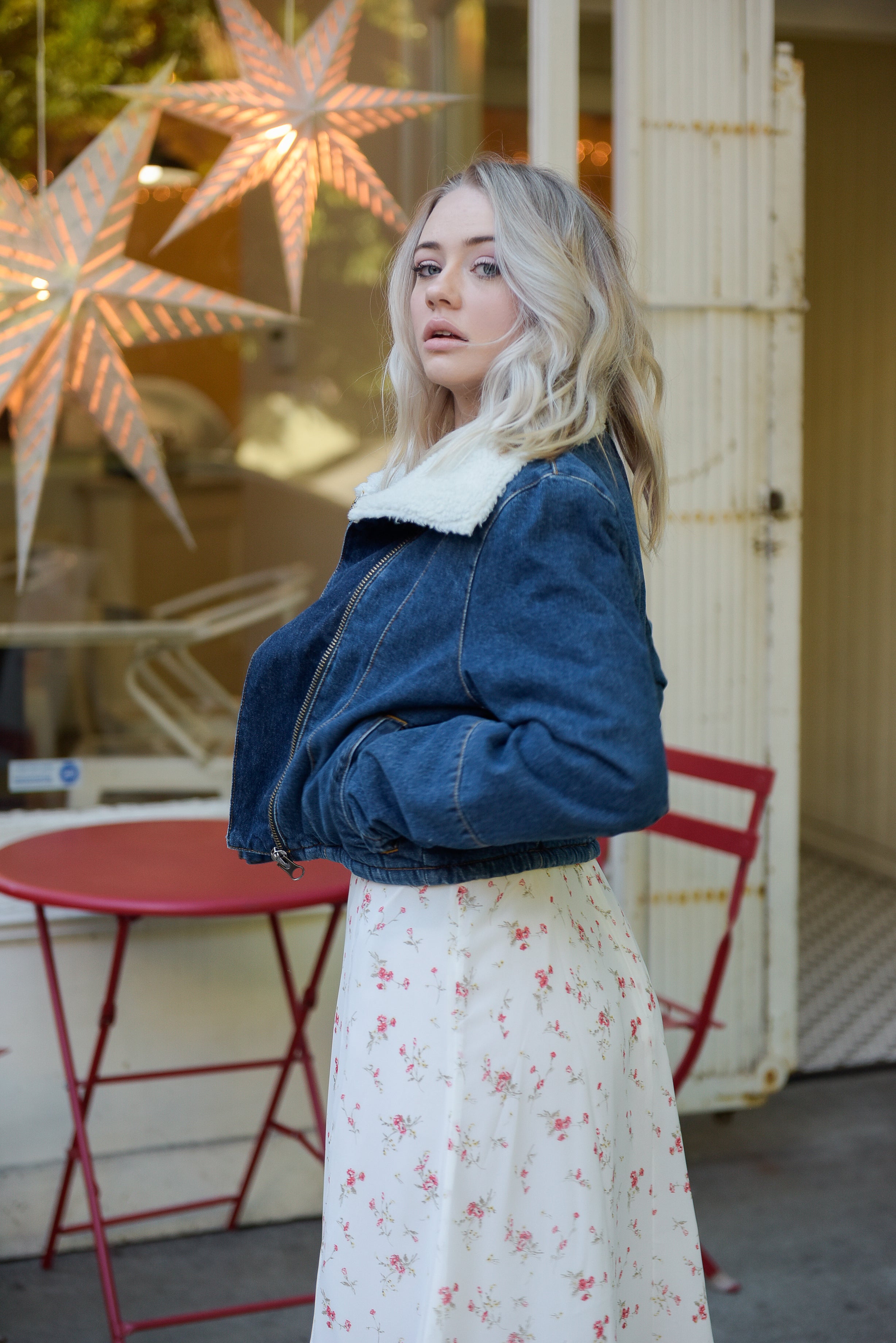 Asymetrical Jean Jacket