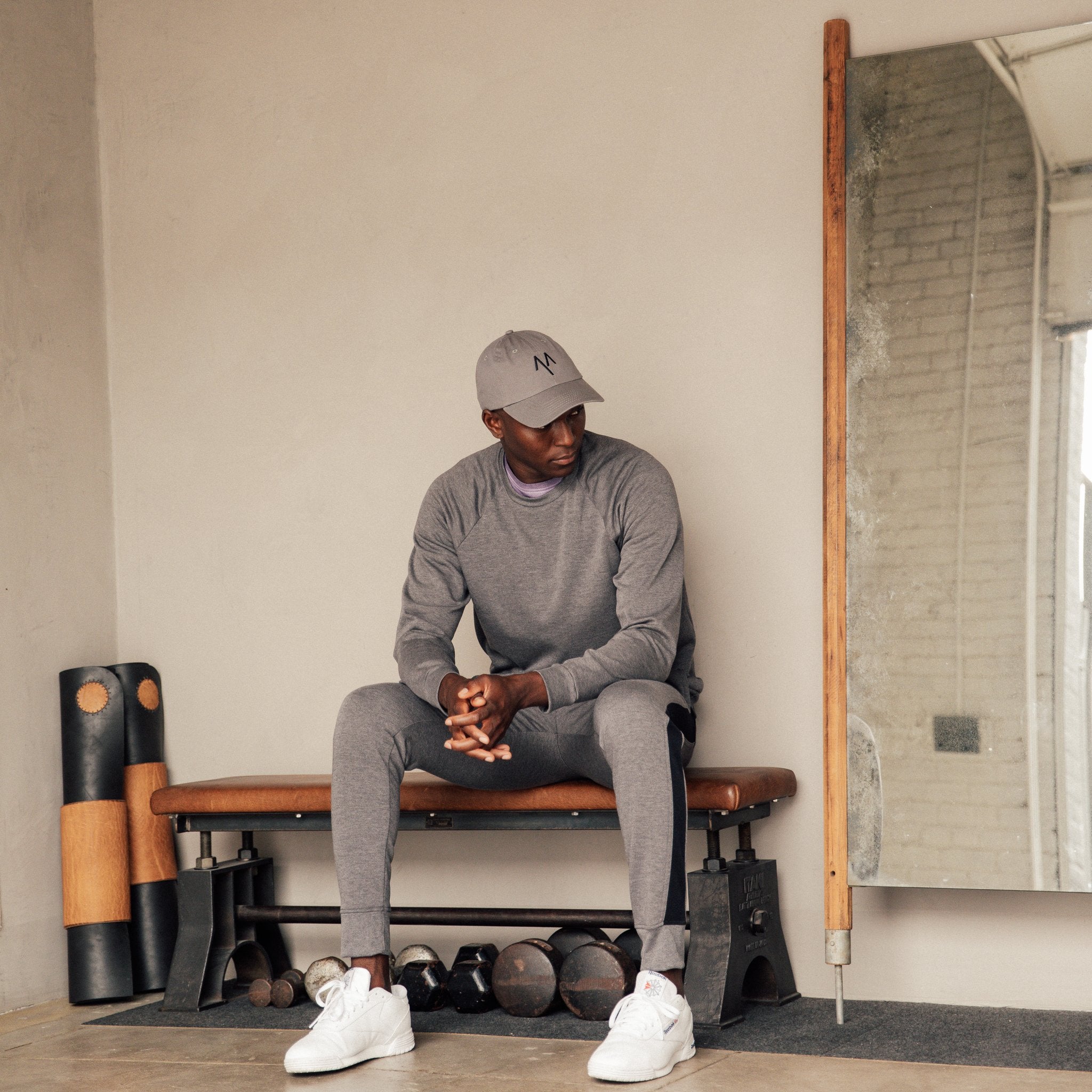 Axel Crewneck Sweatshirt in Charcoal