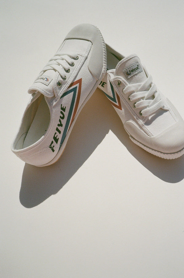 feiyue fe lo classic white sneakers