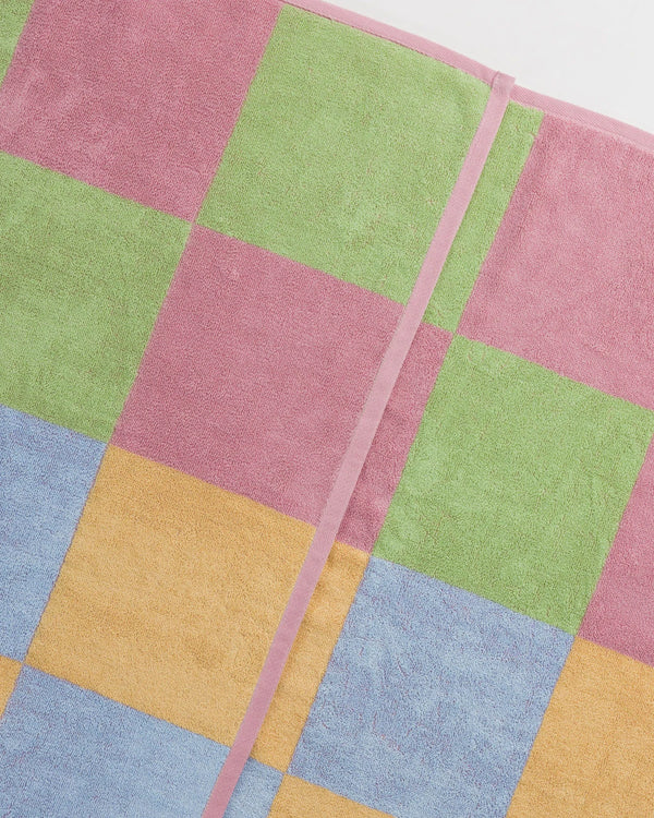 Bath Towel - Stucco Multi Check