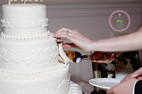 Fondant Lace Wedding Cake