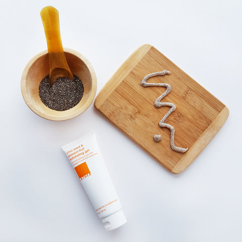 Chia Seed and Passion Fruit Exfoliating Gel