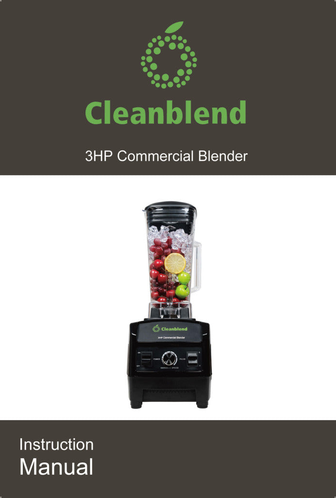Cleanblend Blender Classic Manual