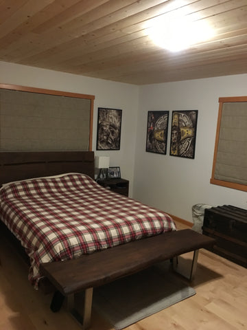 off-grid cabin bedroom ceiling lighting 3 watt 48 volt direct current