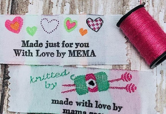 Quilt & Sew Labels - Made For You By Personalized Precut Woven
