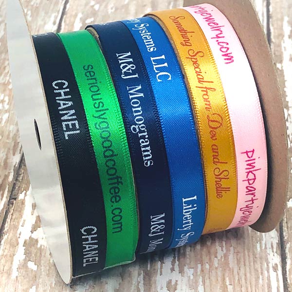 personalized ribbon rolls