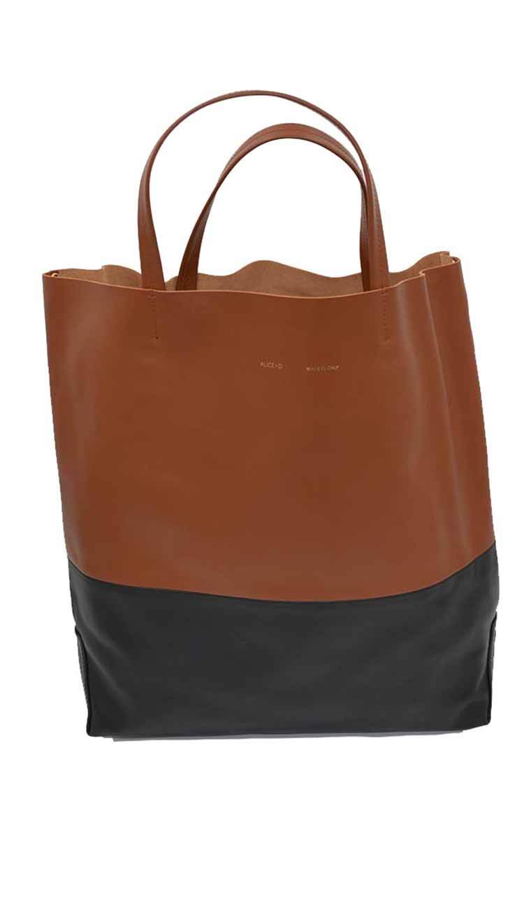 Siena & Dark Brown Milano Tote