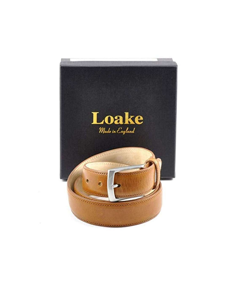 LOAKE Henry Leather Belt– Revolver 