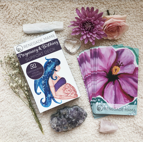 the Renegade Mama Birth Affirmation Cards
