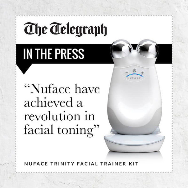 Press quote from The Telegraph - nuface have achieved a revolution in facial toning