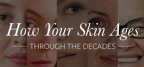 Hvordan din hud ældes gennem årtierne