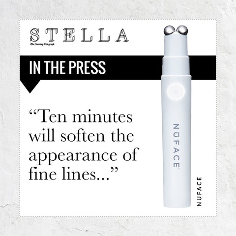 Stella Press quote - ten minutes will soften the appearance of fine lines