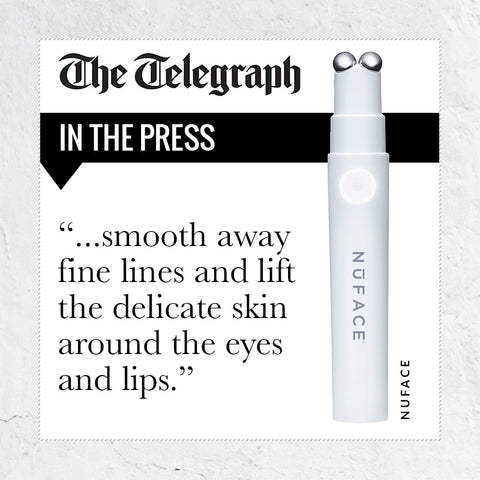 The Telegraph press qote - smooth away fine lines and lift the delicate skin around the eyes and lips