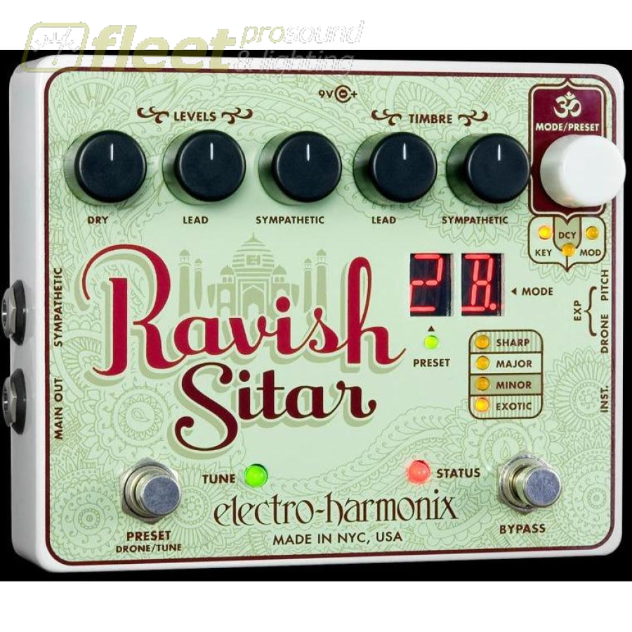 Electro Harmonix Ravish Sitar Effect Pedal