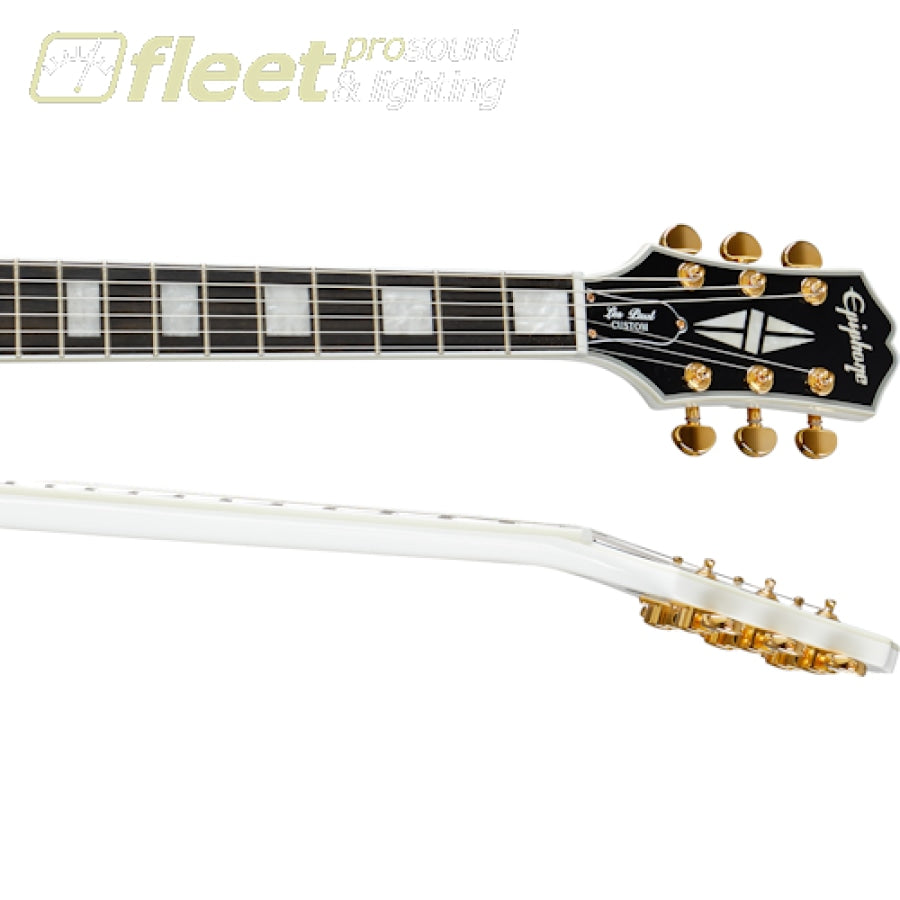 Epiphone EILC-AWGH Les Paul Custom Guitar - Alpine White – Fleet