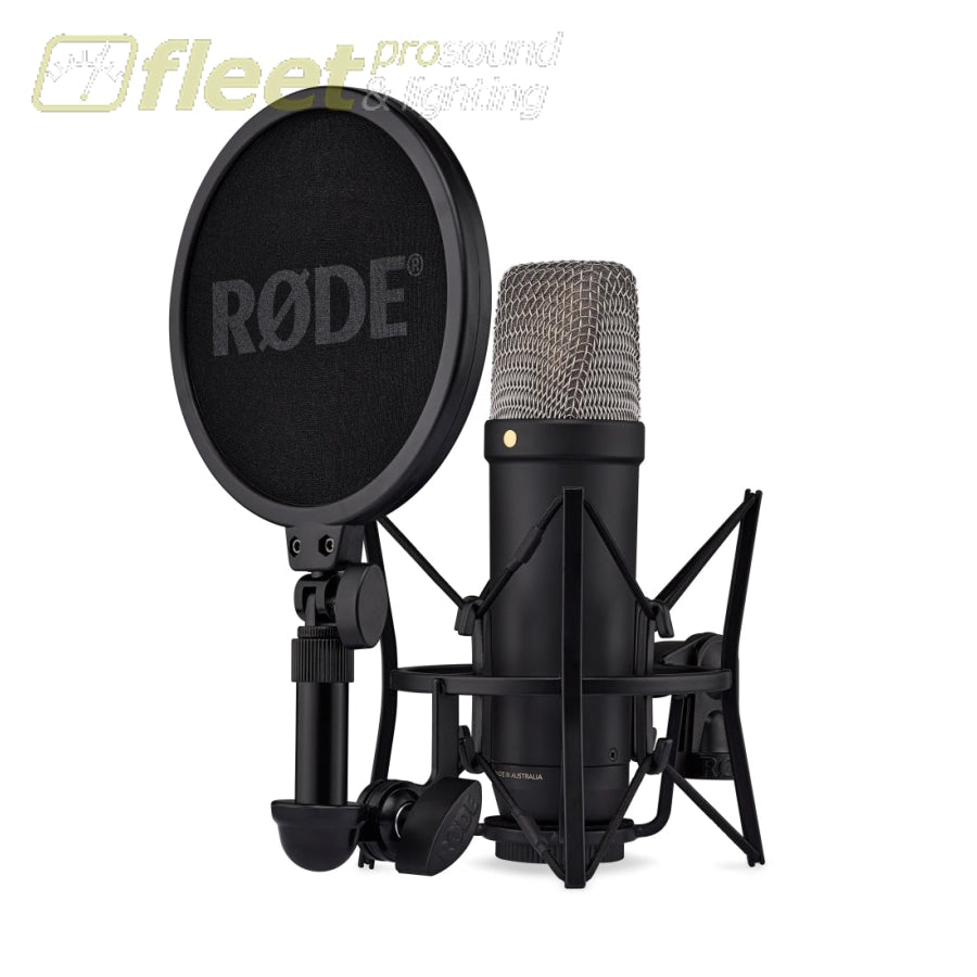 Rode NT1 5th Generation Large-Diaphragm Cardioid Condenser XLR/USB  Microphone (Black)