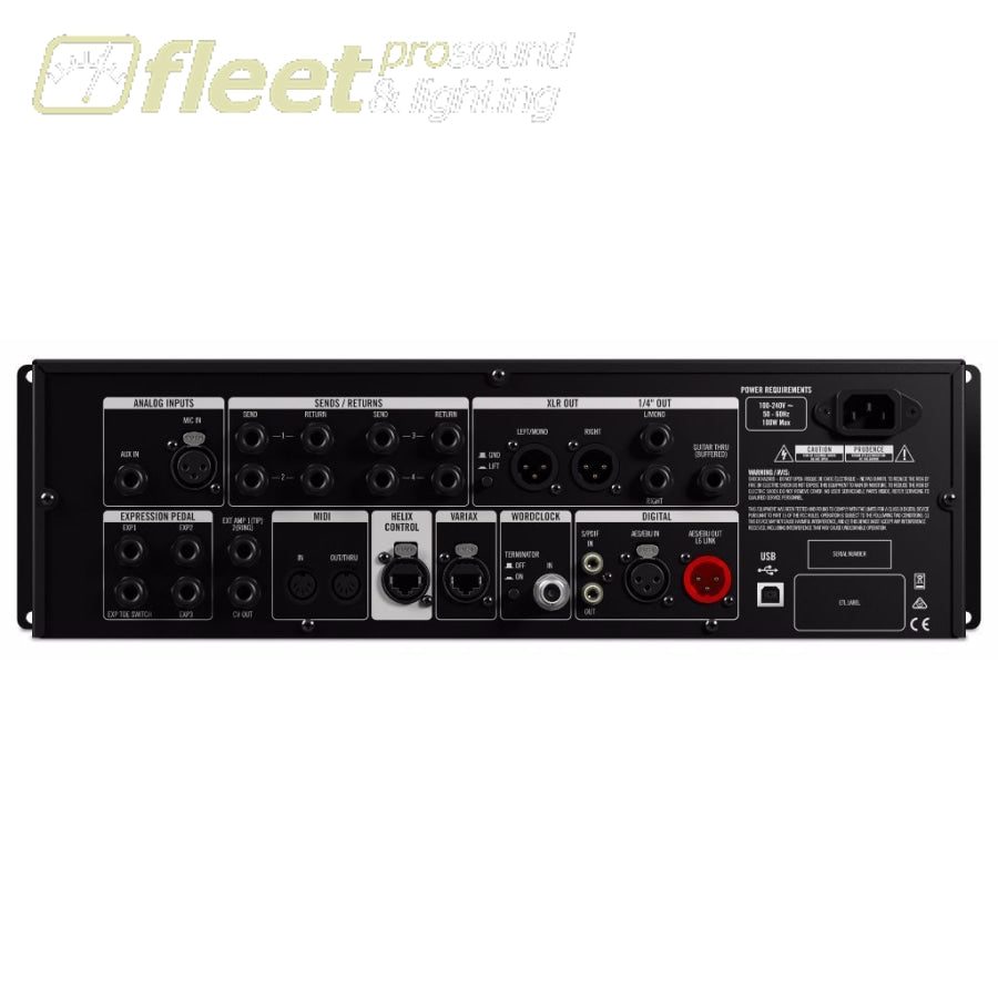 Line 6 Helix Rackmount Multi Effects Unit – Fleet Pro Sound