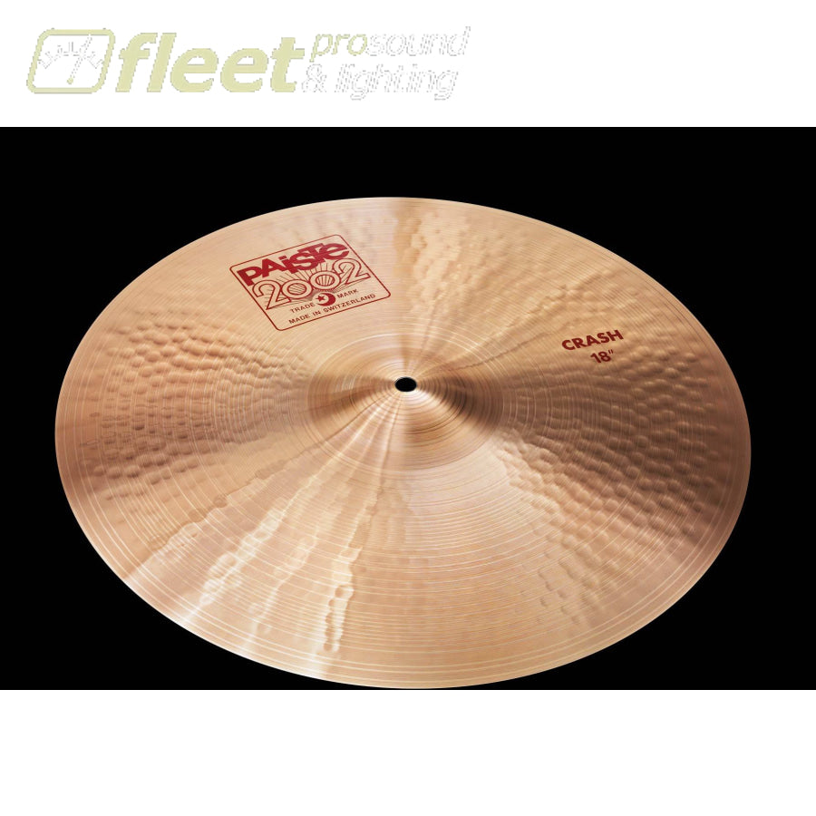 Paiste 1061416 2002 16” Crash – Fleet Pro Sound