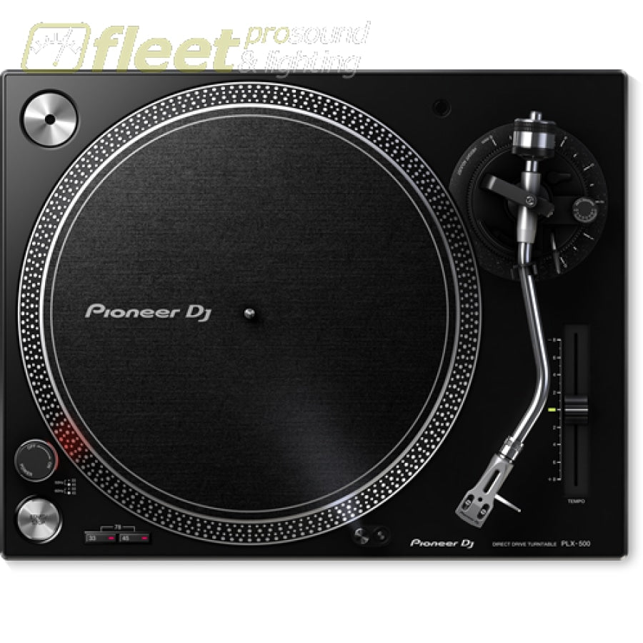 Pioneer PLX-500-K Direct Drive Turntable - Black with USB & Phone-Line  outputs