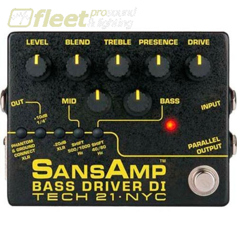 TECH 21 SansAmp BSDR-V2 Bass Driver DI Pedal