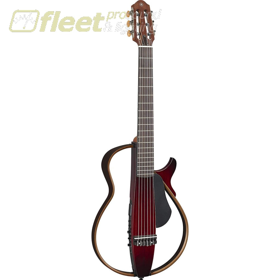 Yamaha SLG200N CRB Nylon String Silent Guitar - Crimson Reb Burst