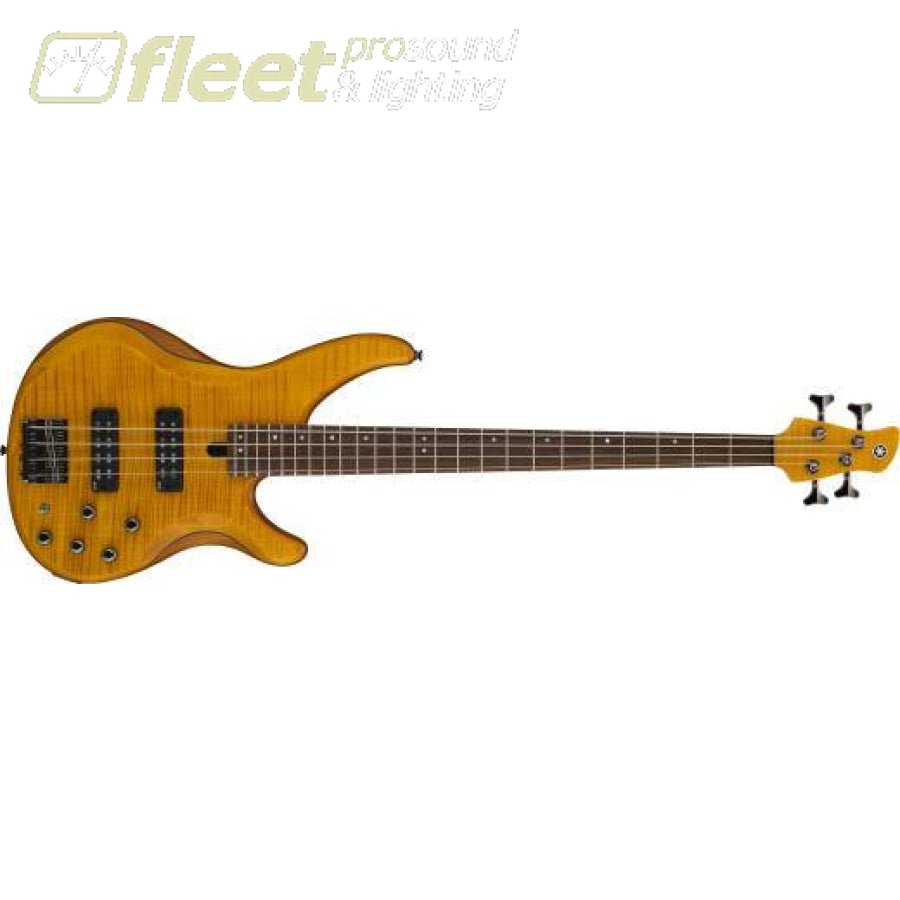 Yamaha TRBX604FM MAM Electric 4-String Bass - Matte Amber