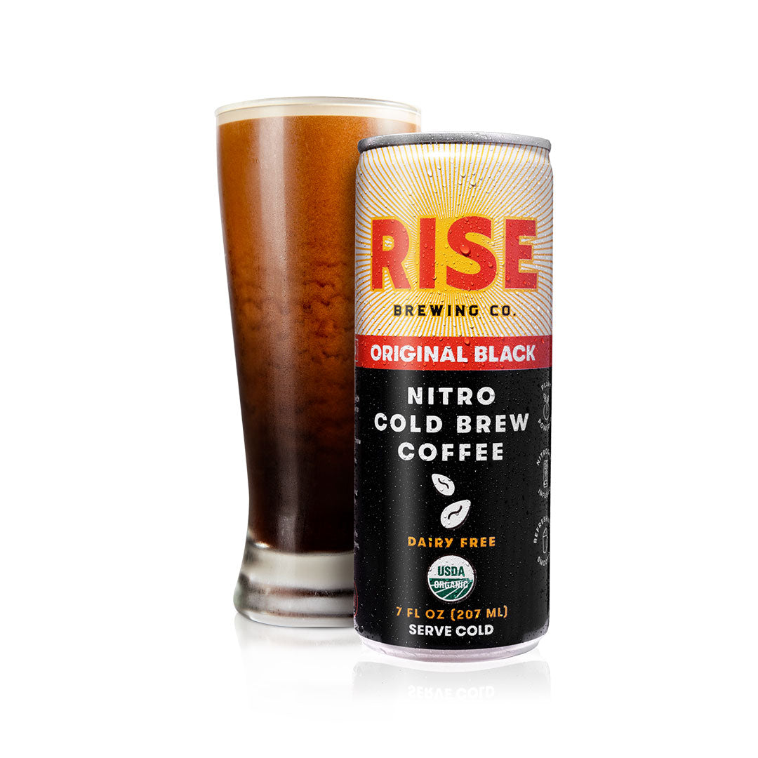Vægt fødsel chef Original Black Nitro Cold Brew Coffee - Organic - Unsweetened - RISE Brewing  Co.