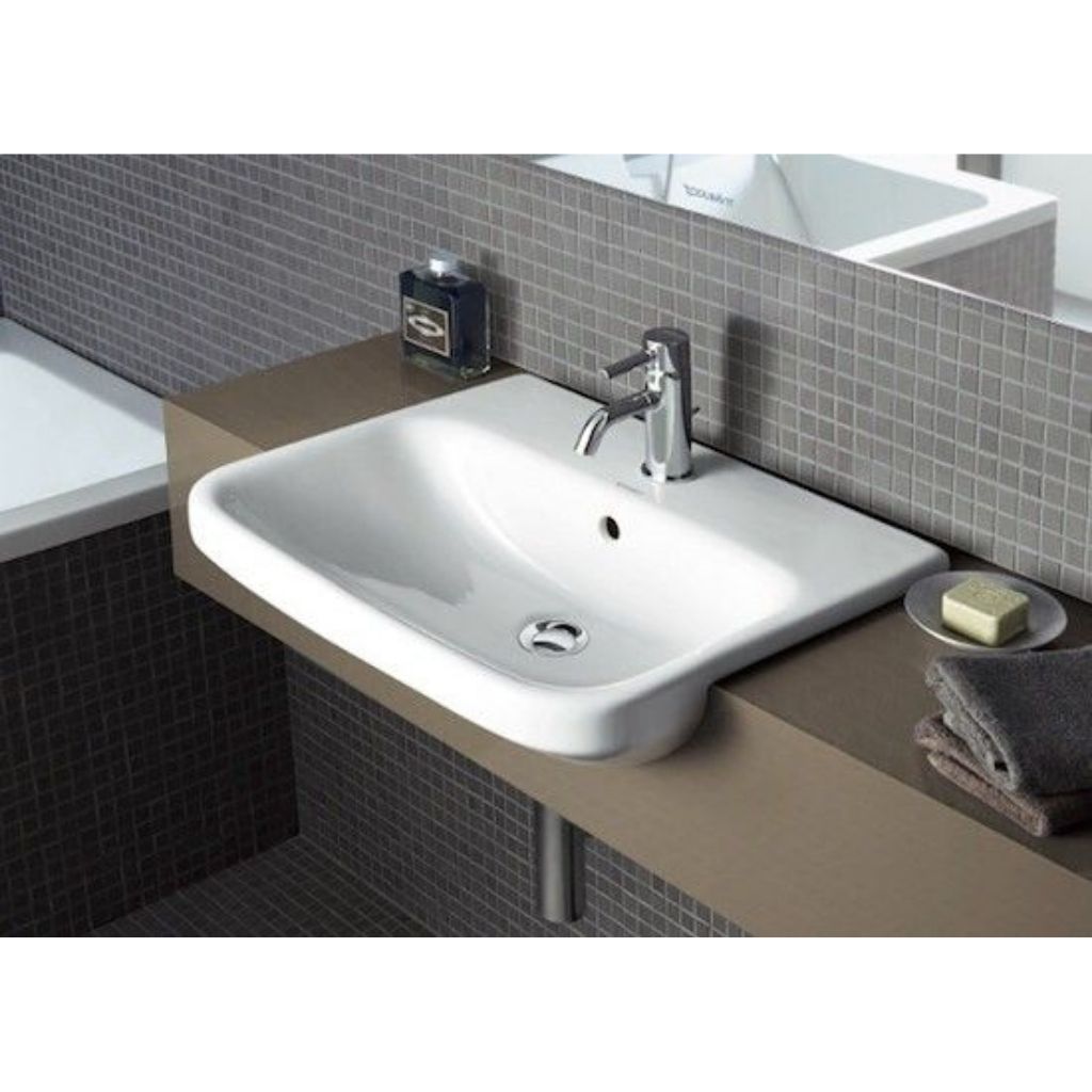Duravit Durastyle Semi Recessed Basin 550x455 Elite Bathware