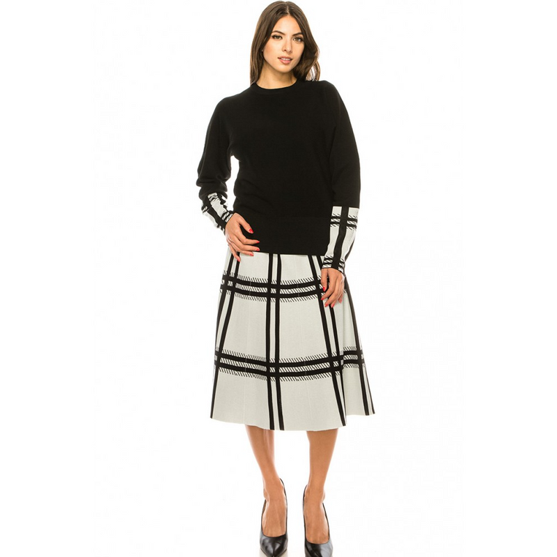 Women's A-Line Knit Skirt